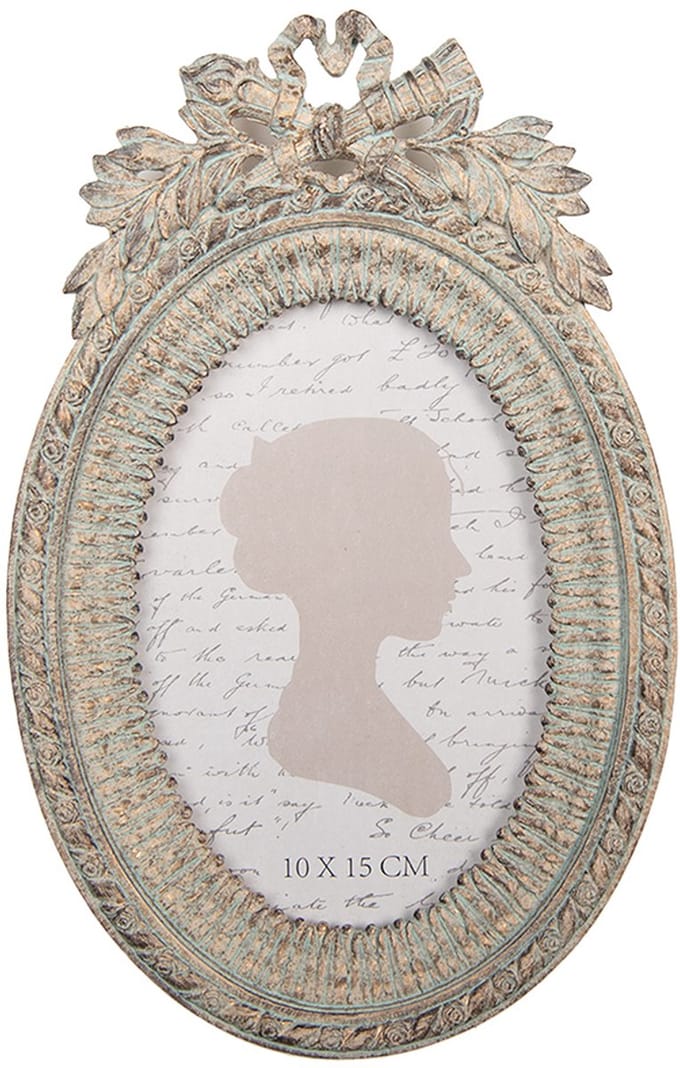 Clayre & Eef Fotolijst 10x15 cm Beige Kunststof