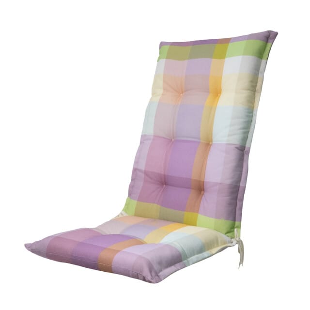 Madison - Tuinstoelkussen Hoge Rug Sya purple - Ca. 123x50 cm - Set van 4