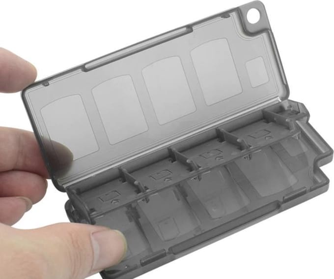 Spel Opberg-Box geschikt voor 8 Nintendo Switch - Switch 2 + 2 SD Cards Zwart
