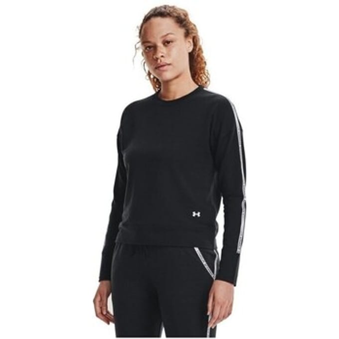 Under Armour Rival Terry Taped Crew-BLK - Maat MD
