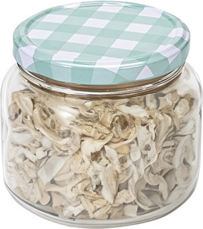Hega Hogar Weckpot/voorraadpot Classico - 600 ml - kunststof - draaideksel - groen - D10 x H9 cm