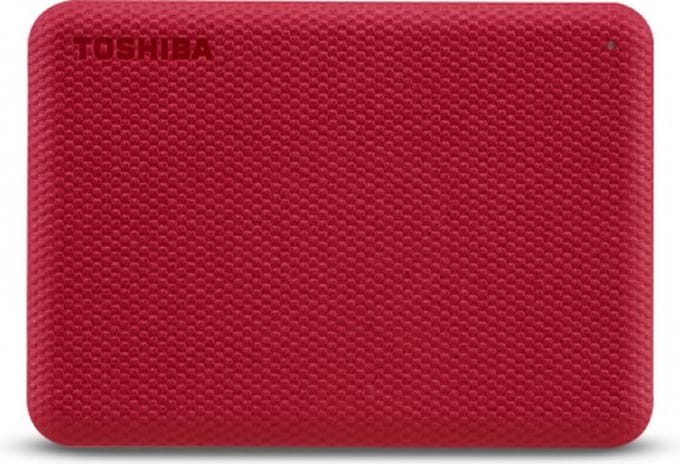 External Hard Drive Toshiba CANVIO ADVANCE Red 4TB USB 3.2 Gen 1