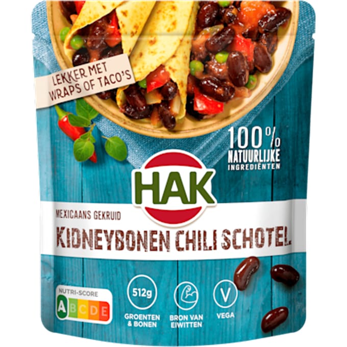 Kidneybonen chili schotel