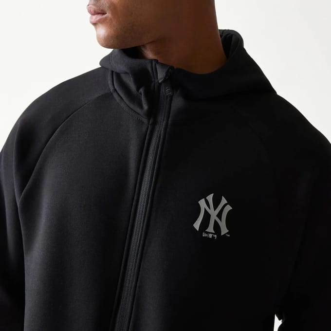 New York Yankees Bovenstuk Met Capuchon Met Rits New Era MLB Core Plus
