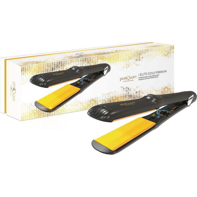 PostQuam PQPAE2001 haarstyler Stijltang Warm Zwart, Geel 65 W 2,53 m