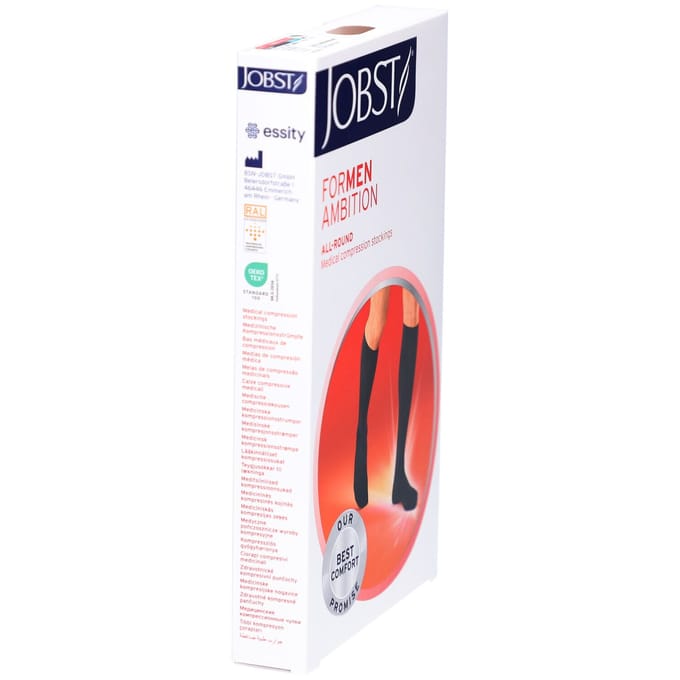 Jobst For Men Ambition Kl2 Ad Long Black Ii 1p