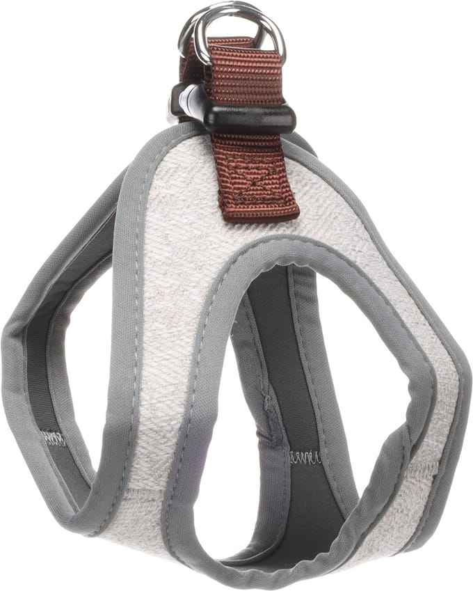 Flamingo Hond Harnas Step&Go Nelson Grijs XS 30cm 30cm