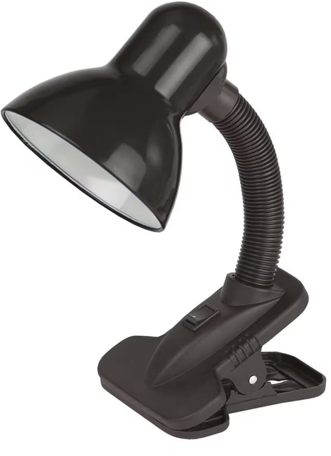 Avide LED Bureaulamp met Klem - Leeslamp - Max. 60W LED - E27 Fitting - 100-240V - Zwart