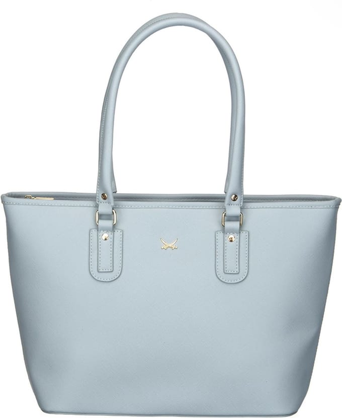 Sansibar Shopper Light Blue Blauwgrijs
