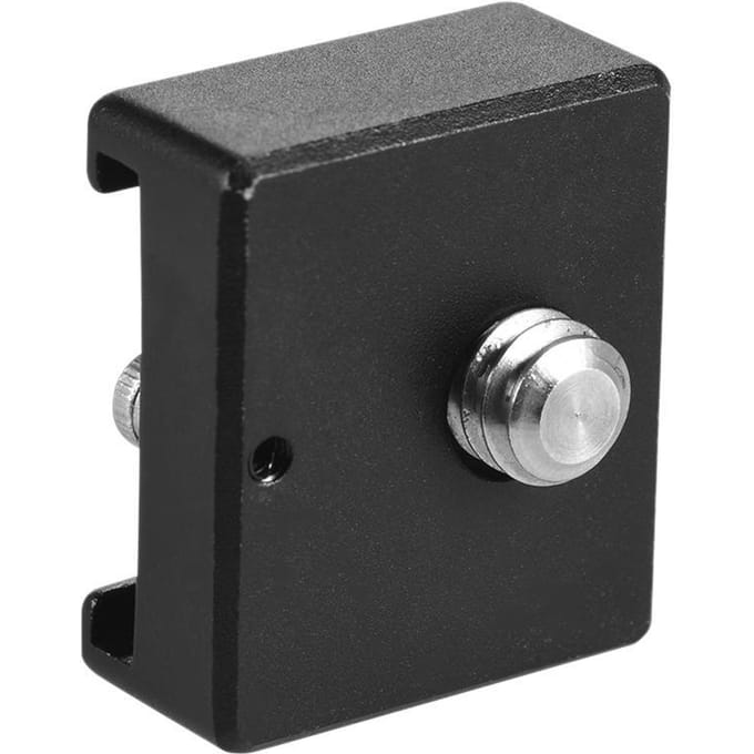 Adaptateur de montage de chaussure froide pour caméra DSLR, Cage Flash, Microphone à lumière LED 1 Pcs gray