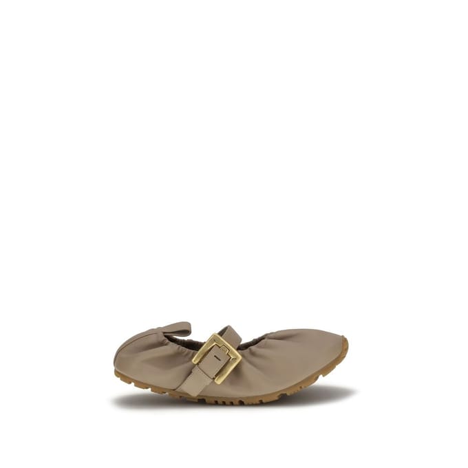 Balmain Beige Lam Ovis Aries Aries Ballerina's
