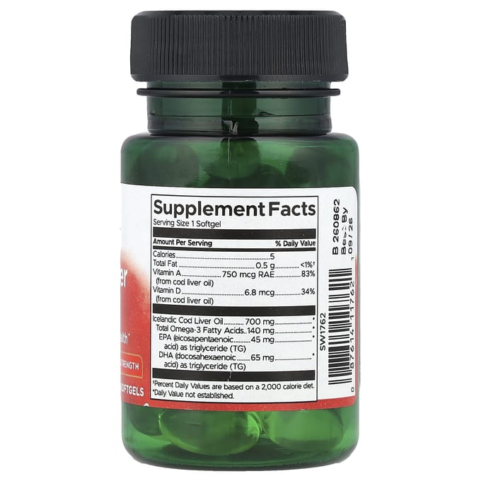 Levertraan, 2x Sterkte, 30 Softgels