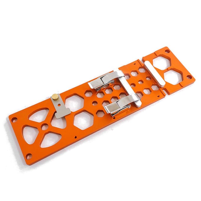 340MM houtbewerking hoekstop 90 graden haakse geleidingsplaat elektrische cirkelzagen rail oranje