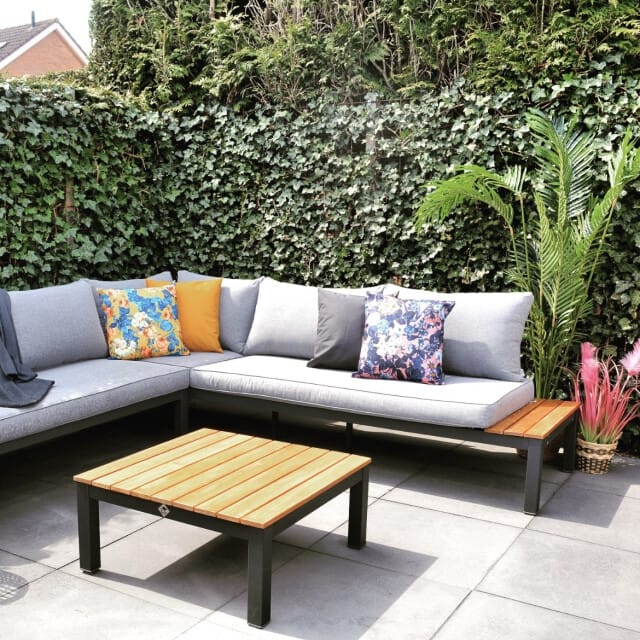 Gek op kussens! Sierkussen floral lima outdoor | 45 x 45 cm | katoen/polyester