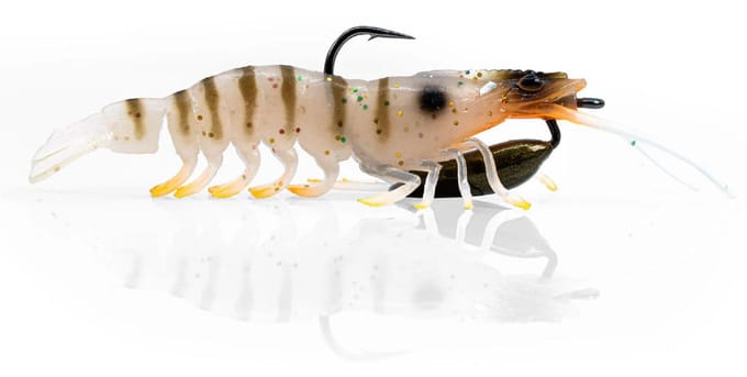Chasebaits Flick Prawn Heavy 95 mm 7 gram Zinkend Kunstaas 09 (5935) gray