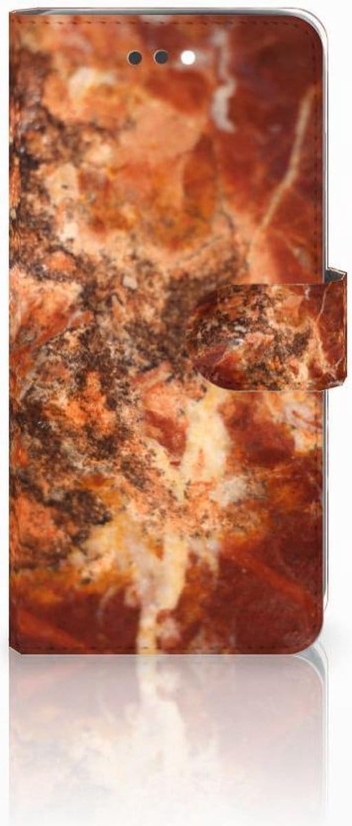 Apple iPhone 7 Plus | 8 Plus Bookcase Marmer Bruin