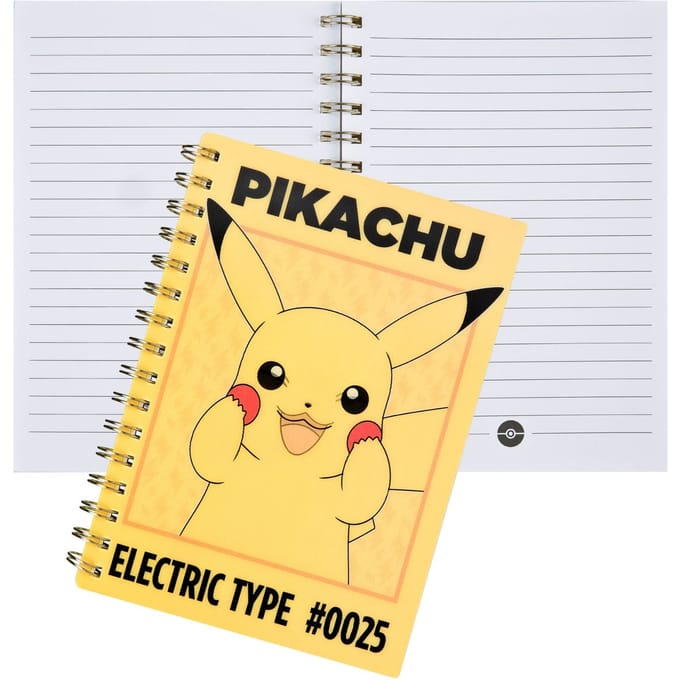 Pokemon 3D notitieboek A5