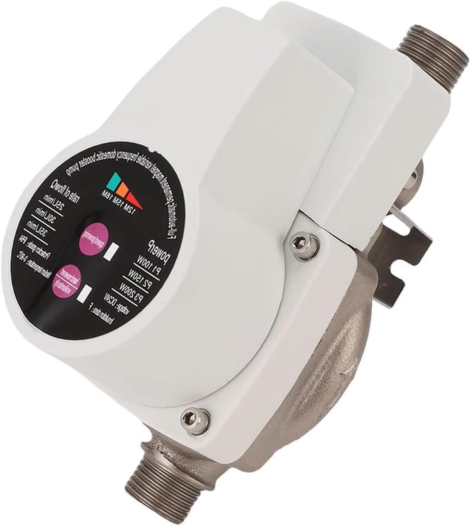 Drukverhogingspomp - Waterpomp - Waterdruk Verhoging - Ingebouwde Droogloopbeveiliging - 35 L/min - Grijs