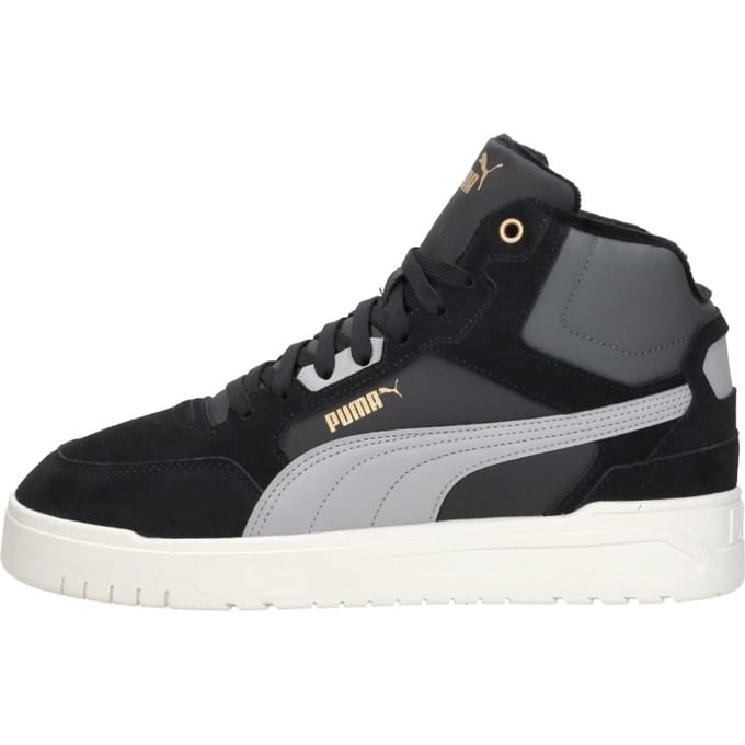 Puma Shuffle Downtown Sneakers Hoog - Zwart