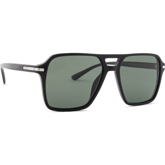 Prada PR20YS 1AB03R zwart groen gepolariseerde zonnebril