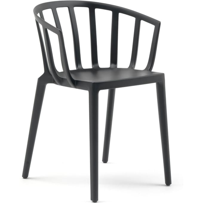Kartell Venice Armleunstoel Mat - zwart