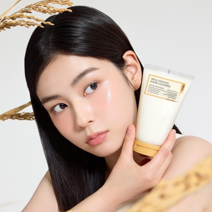 [VOLLEDIG] Rijstdeeg Masker Reiniger 130ml beige