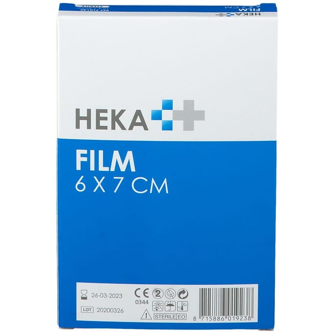 Hekafilm Wondfolie 6x7cm 5 Verband(en)