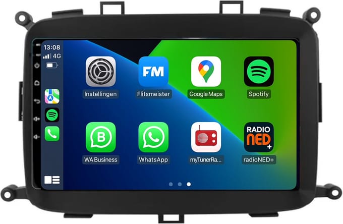 Carplay autoradio voor Kia Carens | 2013 t/m 2019 | Android 13 | Draadloos Apple Carplay & Android Auto | 2GB + 32GB | 8-Core processor | Davilon | 2025 model | 2013 2014 2015 2016 2017 2018 2019 | Bluetooth & Wifi