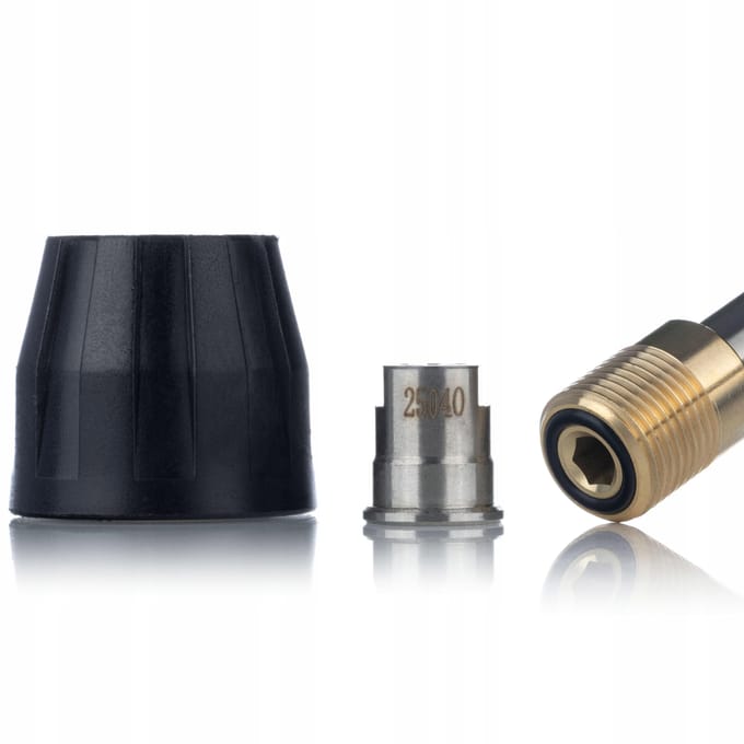 Rosfix DualJet Pro Hogedruklans - 2-in-1 Schuim Spoel, Wisselspuitmond - 1/4"" Quick Connect, 27 cm