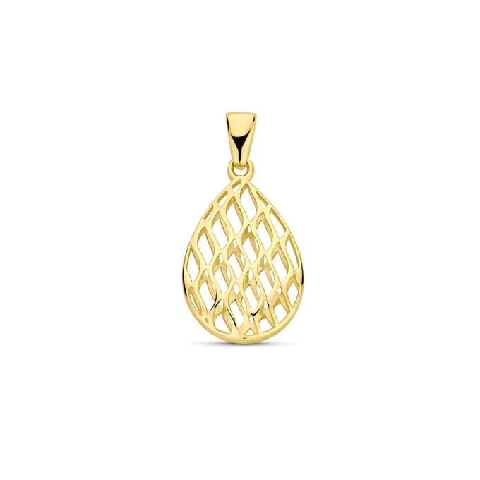 14K geelgouden hanger 24 mm - 4033516