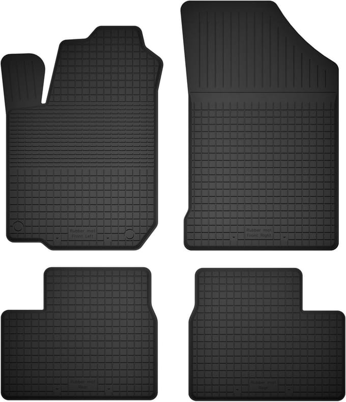 Wielganizator BasicProtect – Universele Auto Vloermatten – Anti-slip – Weerbestendig – Set van 4