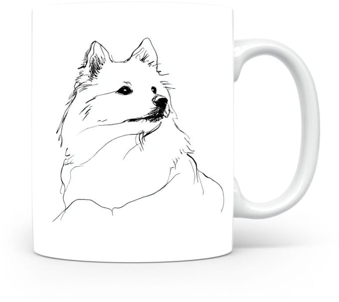 Beker Japanse Spitz