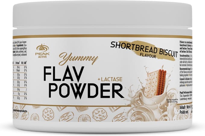 Peak Yummy Flav Powder (250g) Shortbread Biscuit - Functionele voeding - Smaakstoffen/zoetstoffen
