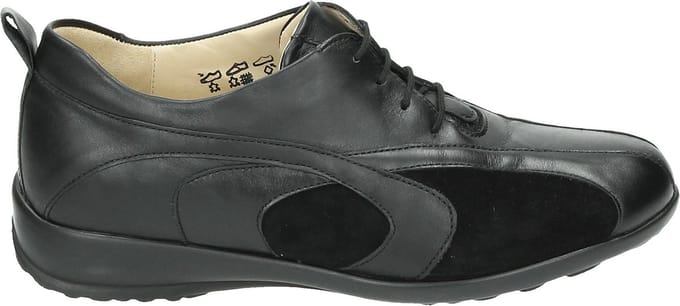 Actiflex - 87309 - Dames veterschoenen - Kleur: Zwart - Maat: 38.5