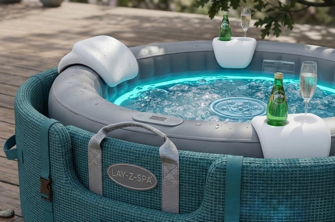 Luxe Opblaasbare Jacuzzi Spa 6 – 204 cm – Industrohome