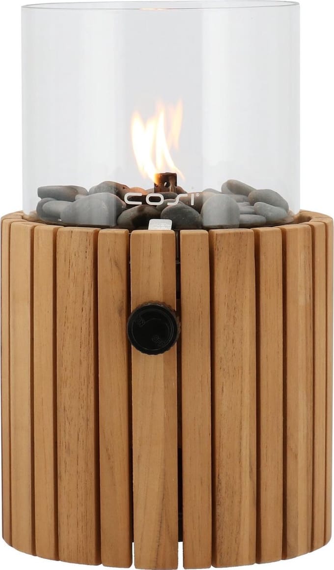 Cosi Fires Cosiscoop Gaslantaarn Timber - Hout - Bruin