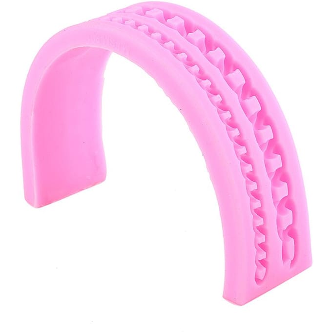 Fondant Cake 3D Mal Voedselveilige Siliconen Mal Modeontwerp Feest pink