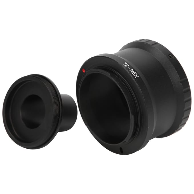 23.2mm Microscoop T Mount Verlengbuis T2 Mount Adapterring voor Sony E Mount Camera black