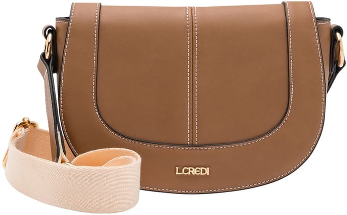 L.CREDI Orell Schoudertas 22.5 cm - Dames - toffee
