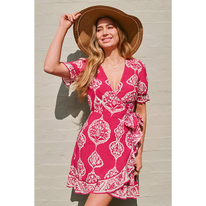 Minivestido Soft Orchard con adornos