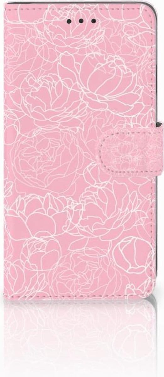 Apple iPhone Xs Max Hoesje White Flowers