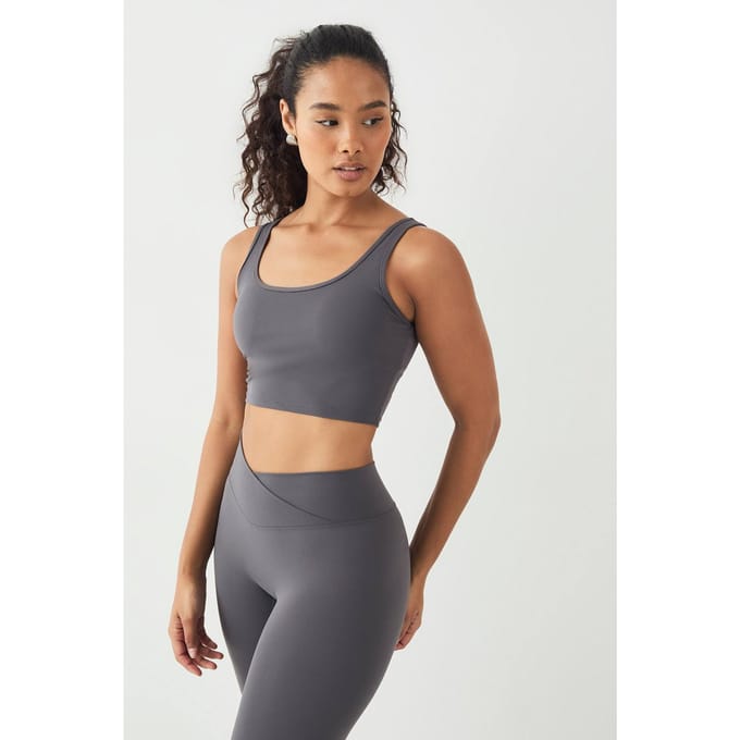 Dames DSGN Studio Ultra Sculpt Gevoerde Sportbeha | Houtskool | Maat: XS