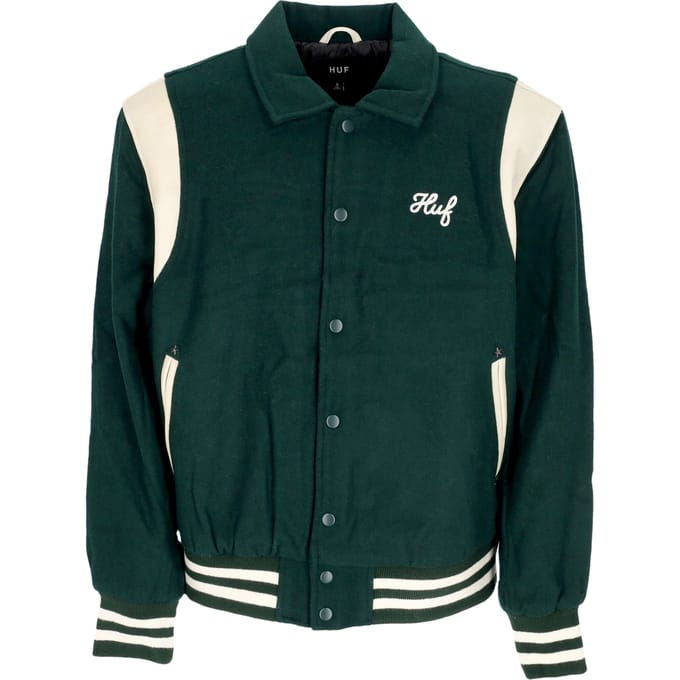 College Man Song Varsity Jacket Hunter Green