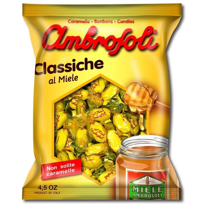 Klassieke honingbonbons 130g - ambrosoli