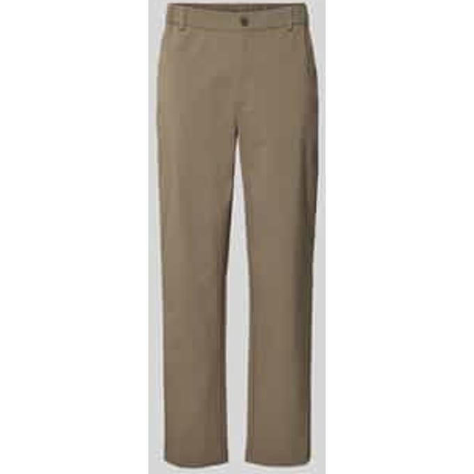 Regular fit pantalon met riemlussen model 'HALLS'