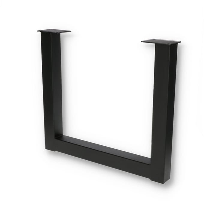 Seart Group - U-Vorm Tafelonderdeel - 82x71cm - Zwart