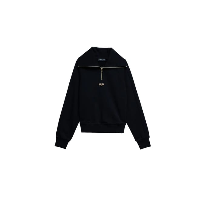 Demi-zip sweatshirt dames Salsa Jeans