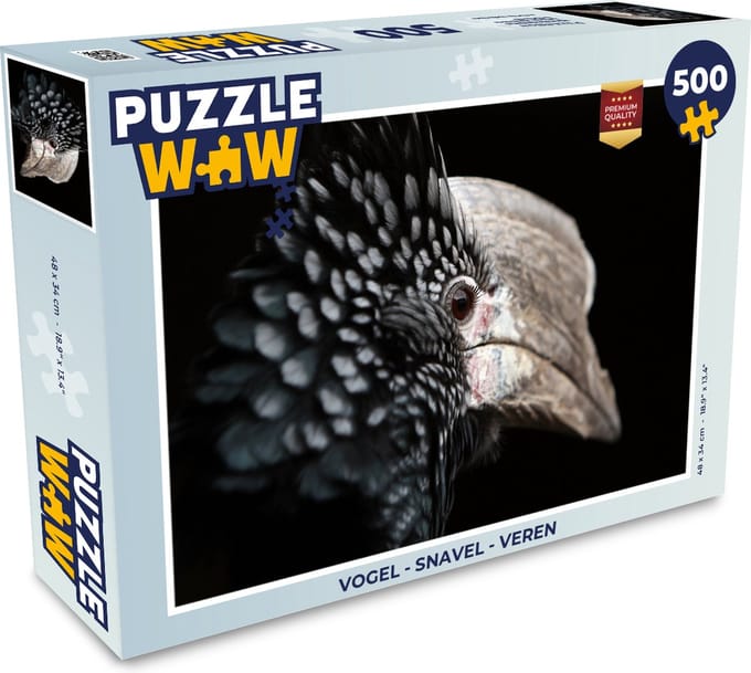 Puzzel Vogel - Snavel - Veren - Legpuzzel - Puzzel 500 stukjes