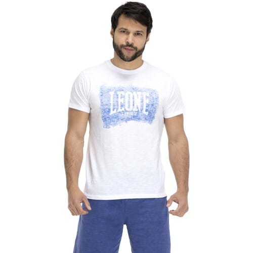 T-shirt Korte Mouw Leone 1947 Man Short Sleeves Indigo