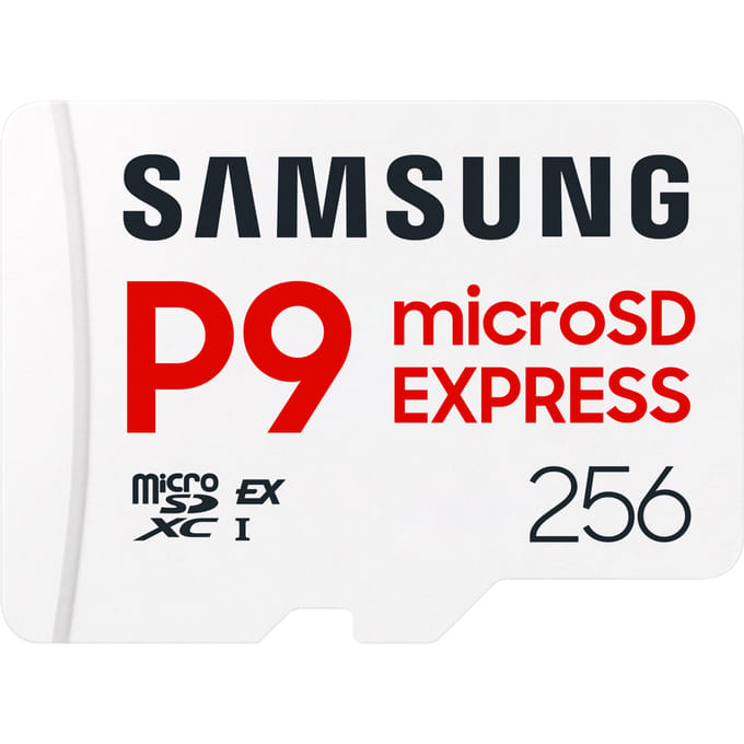 Samsung P9 Express microSDXCâ¢ Express Card 256GB White